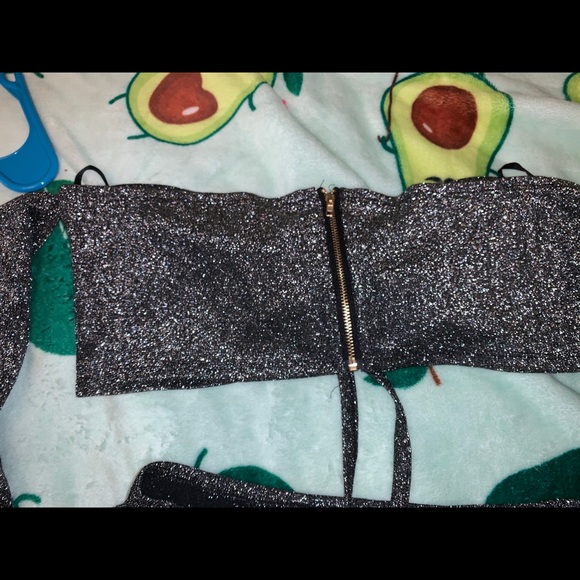 2piece off shoulder drawstring bodycon outfit - Picture 7 of 7